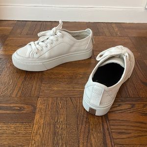 All Saints White Sneakers Size 5